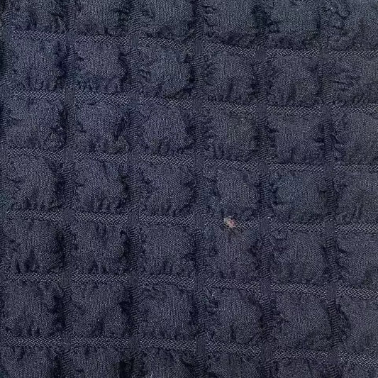Hubba Bubba Bubble Popcorn Texture Stretch Woven Fabric - Jerseytexuk