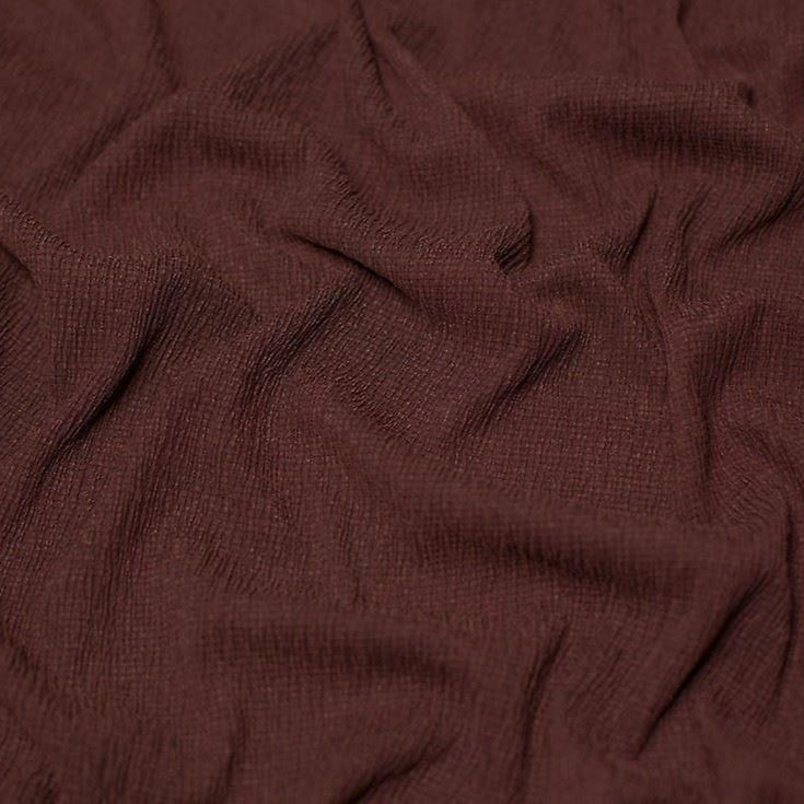 TREE BARK CRINKLE TEXTURE STRECH WOVEN FABIC - Jerseytexuk