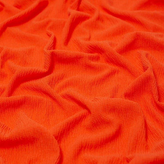 TREE BARK CRINKLE TEXTURE STRECH WOVEN FABIC - Jerseytexuk