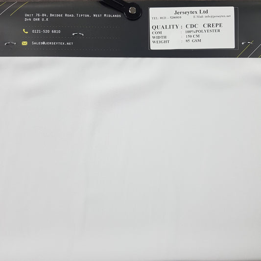 CDC NON STRETCH WOVEN FABRIC - Jerseytexuk