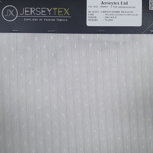 CHIFFON DOBBY METALLIC - Jerseytexuk