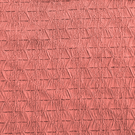ZIG ZAG PARIS RECYCLED STRETCH WOVEN FABRIC - Jerseytexuk
