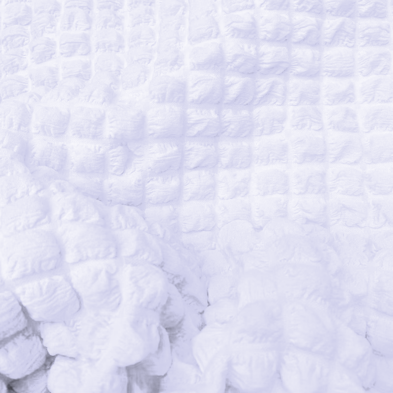 Hubba Bubba Bubble Popcorn Texture Stretch Woven Fabric - Jerseytexuk