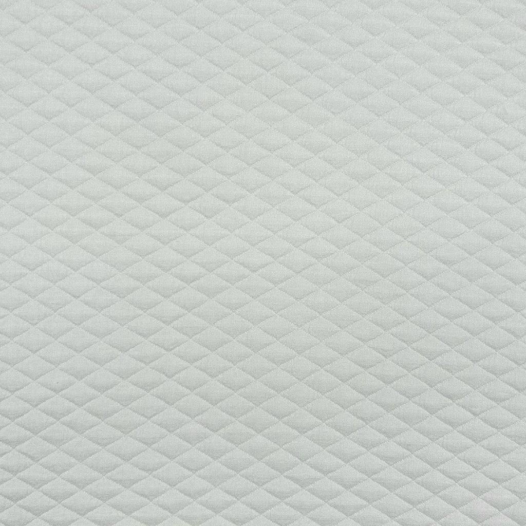 Diamond Quilt Fabric Pattern – Polyester & Elastane Blend - Jerseytexuk