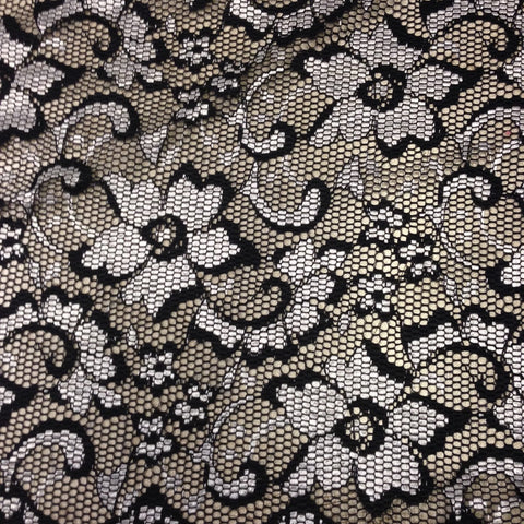LACE 2 TONE - SCALLOP - Jerseytexuk LACE 2 TONE - SCALLOP - Jerseytexuk