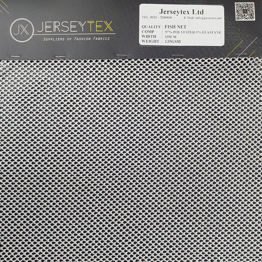 FISH NET LACE FABRIC - Jerseytexuk