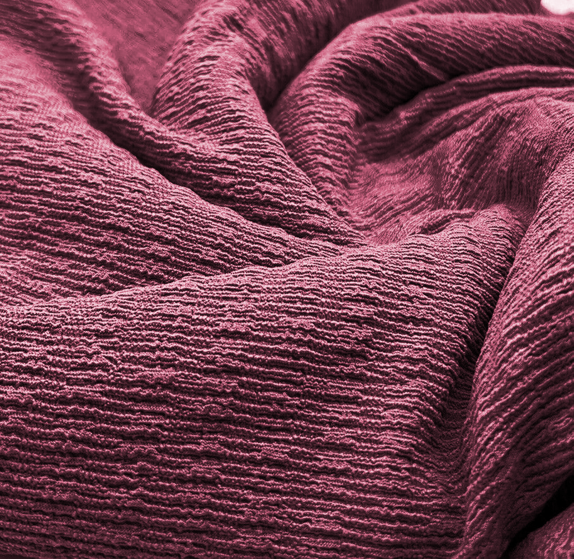 POPCORN CRINKLED RIBBED STRETCH WOVEN FABRIC - Jerseytexuk