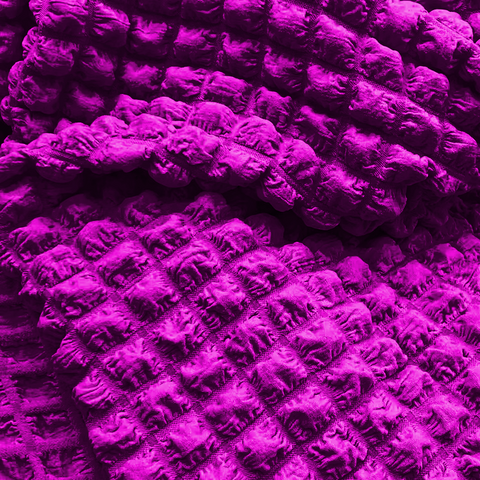 Hubba Bubba Bubble Popcorn Texture Stretch Woven Fabric - Jerseytexuk Hubba Bubba Bubble Popcorn Texture Stretch Woven Fabric - Jerseytexuk