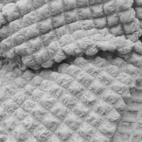Hubba Bubba Bubble Popcorn Texture Stretch Woven Fabric - Jerseytexuk Hubba Bubba Bubble Popcorn Texture Stretch Woven Fabric - Jerseytexuk