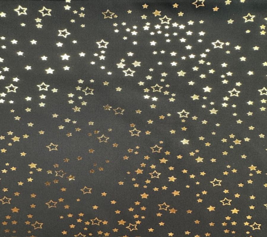 Wool Dobby With Star Foil Pattern In Polyester WOOLDOBBYF