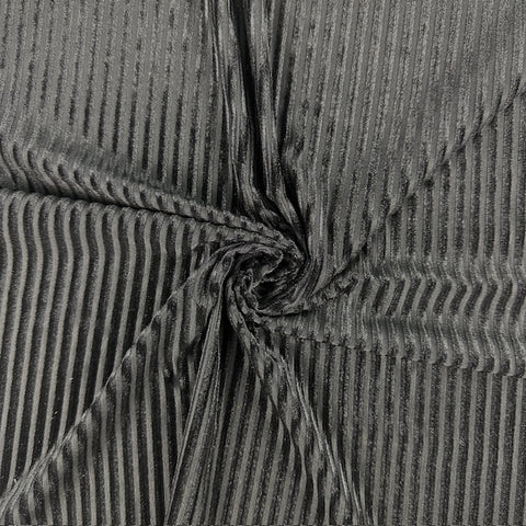 Soft Korean Velvet Ribbed Pattern In Polyester Blend KVBURNOUT Soft Korean Velvet Ribbed Pattern In Polyester Blend KVBURNOUT