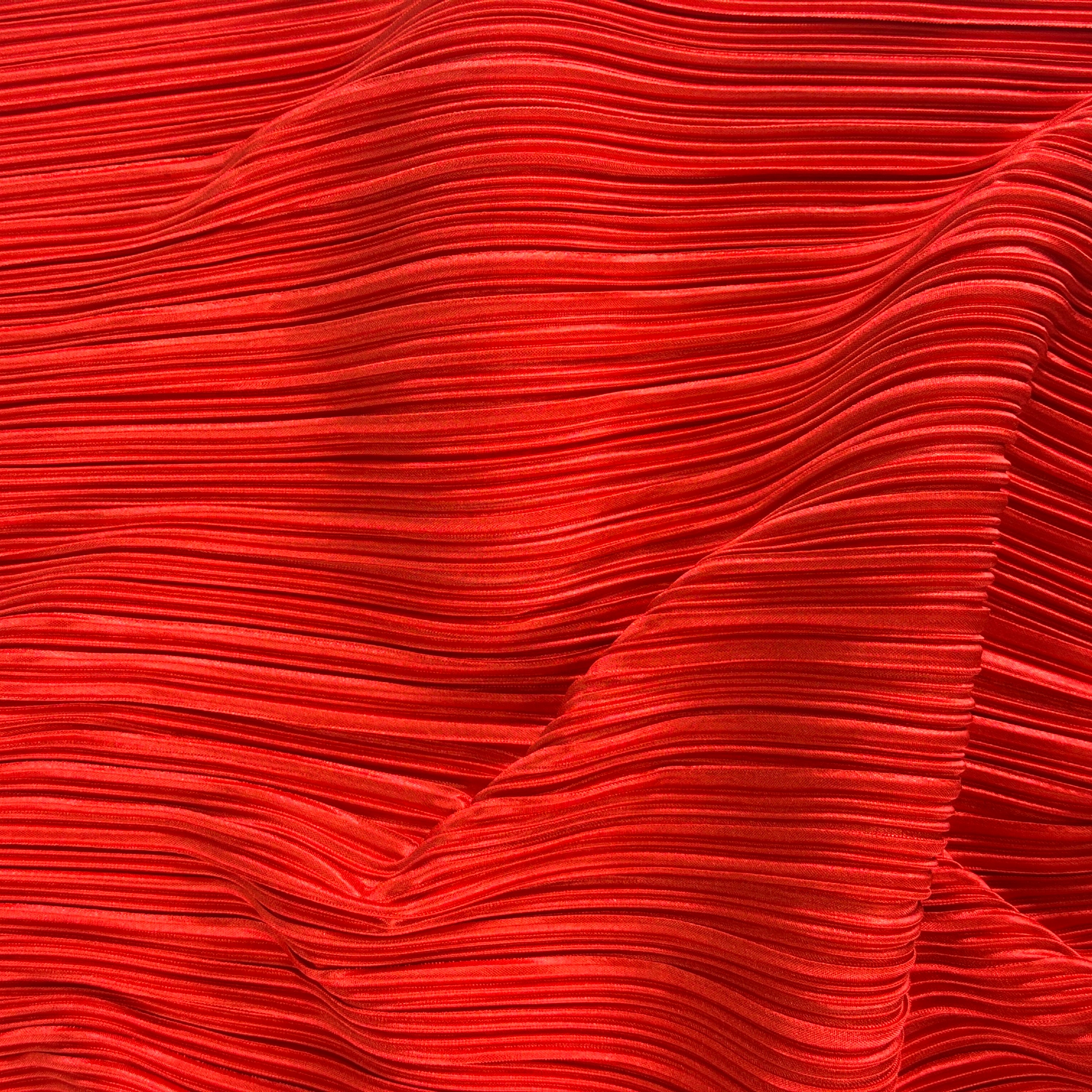 Soft Zara Pleated Design Fabric In Polyester ZARAPLEAT