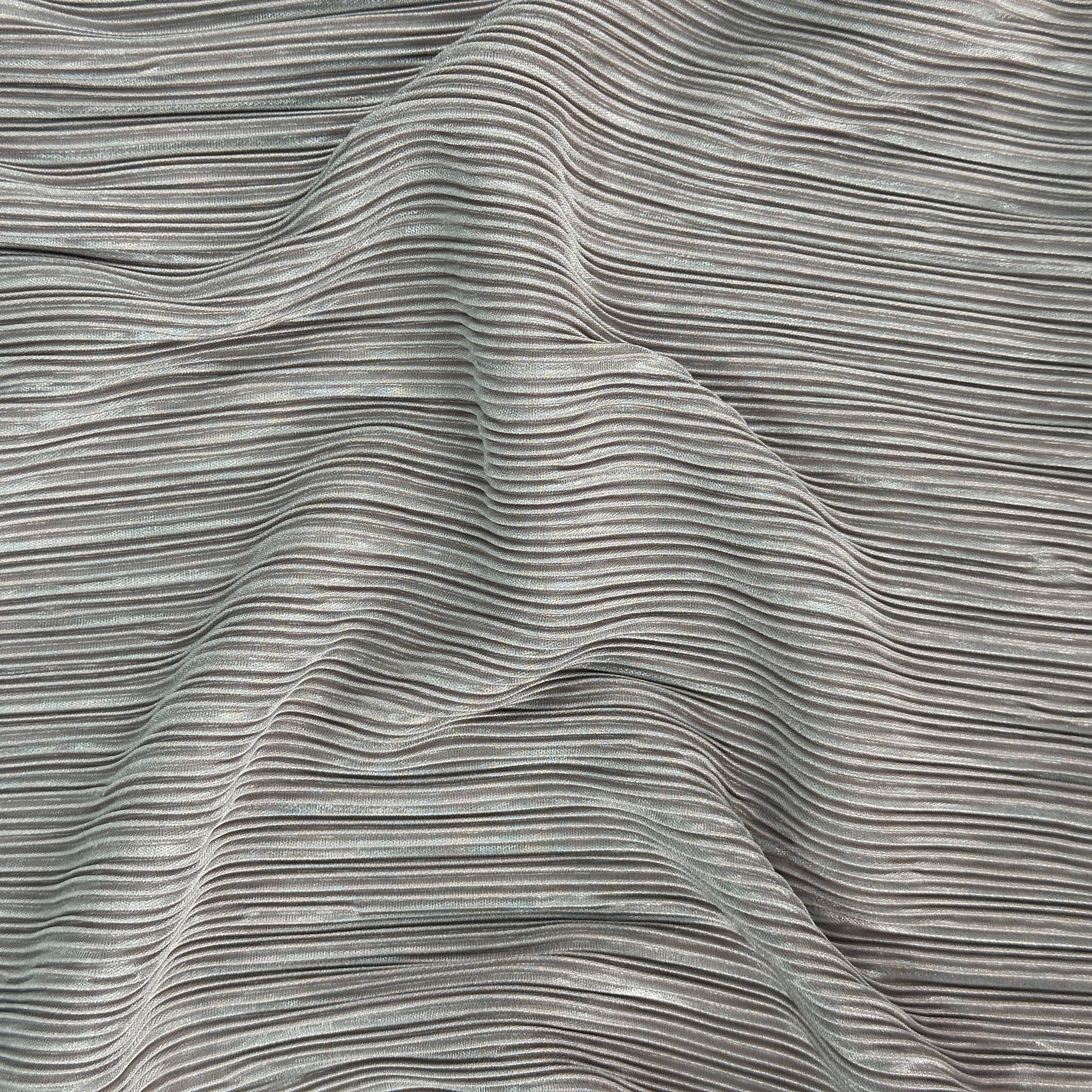 Soft Zara Pleated Design Fabric In Polyester ZARAPLEAT