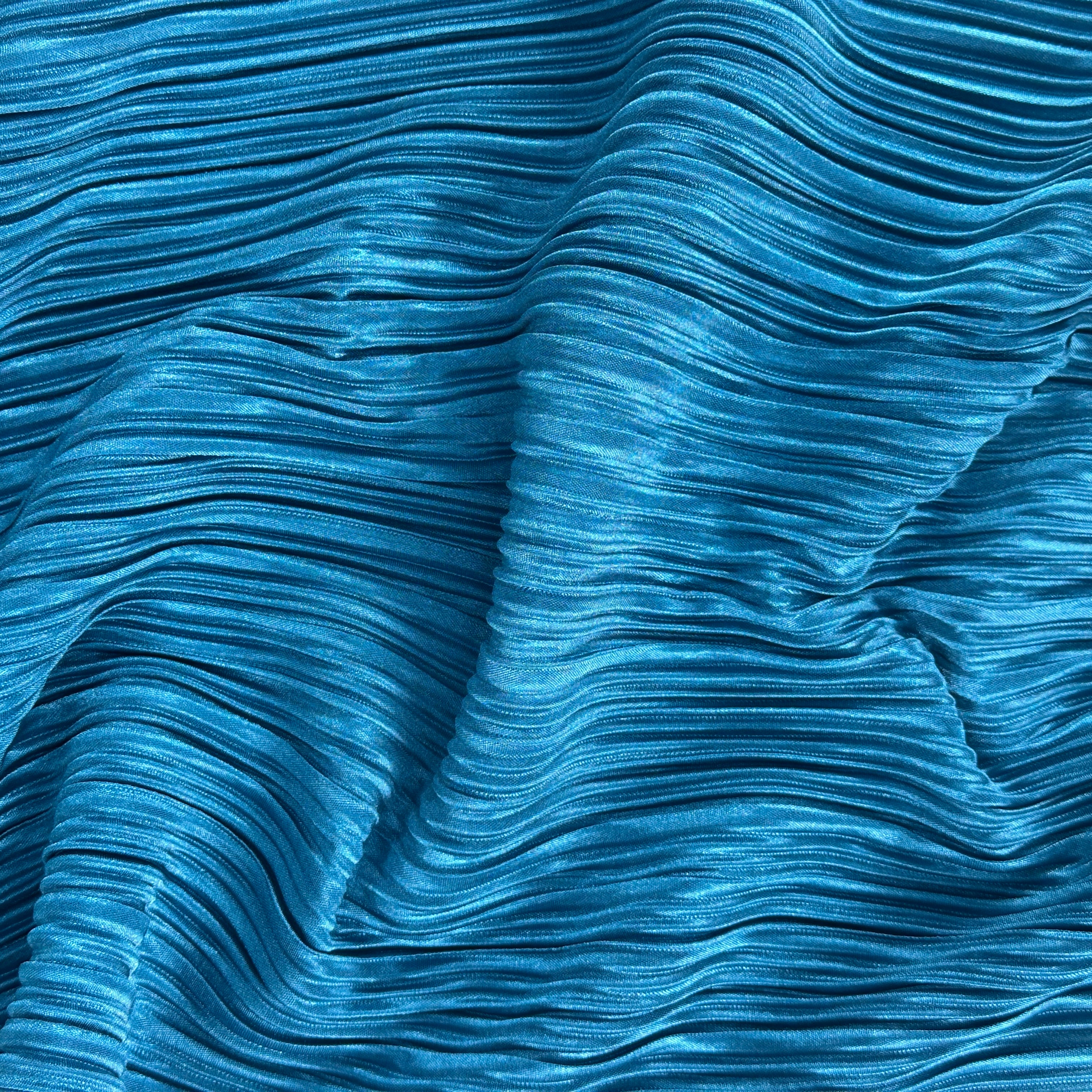 Soft Zara Pleated Design Fabric In Polyester ZARAPLEAT