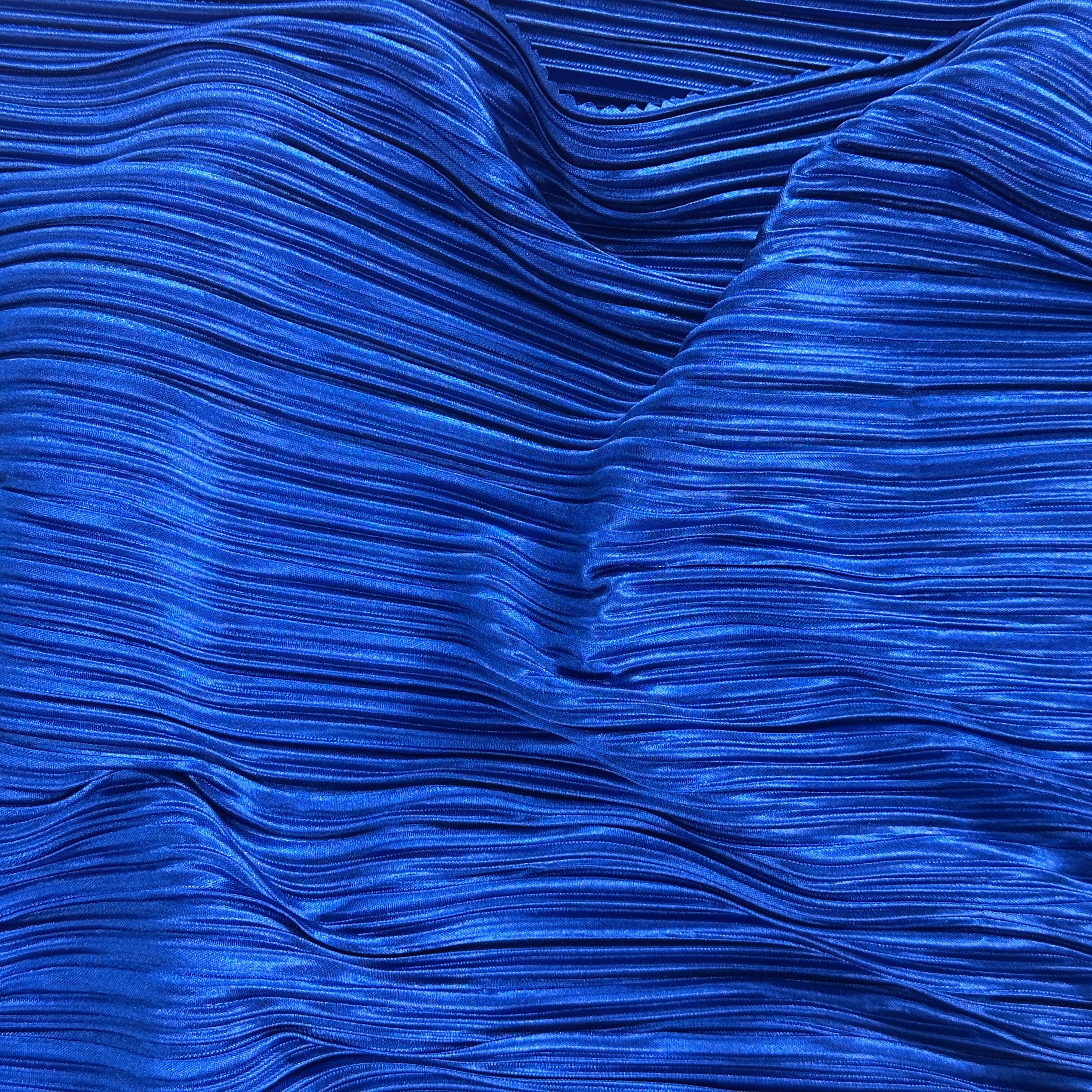 Soft Zara Pleated Design Fabric In Polyester ZARAPLEAT