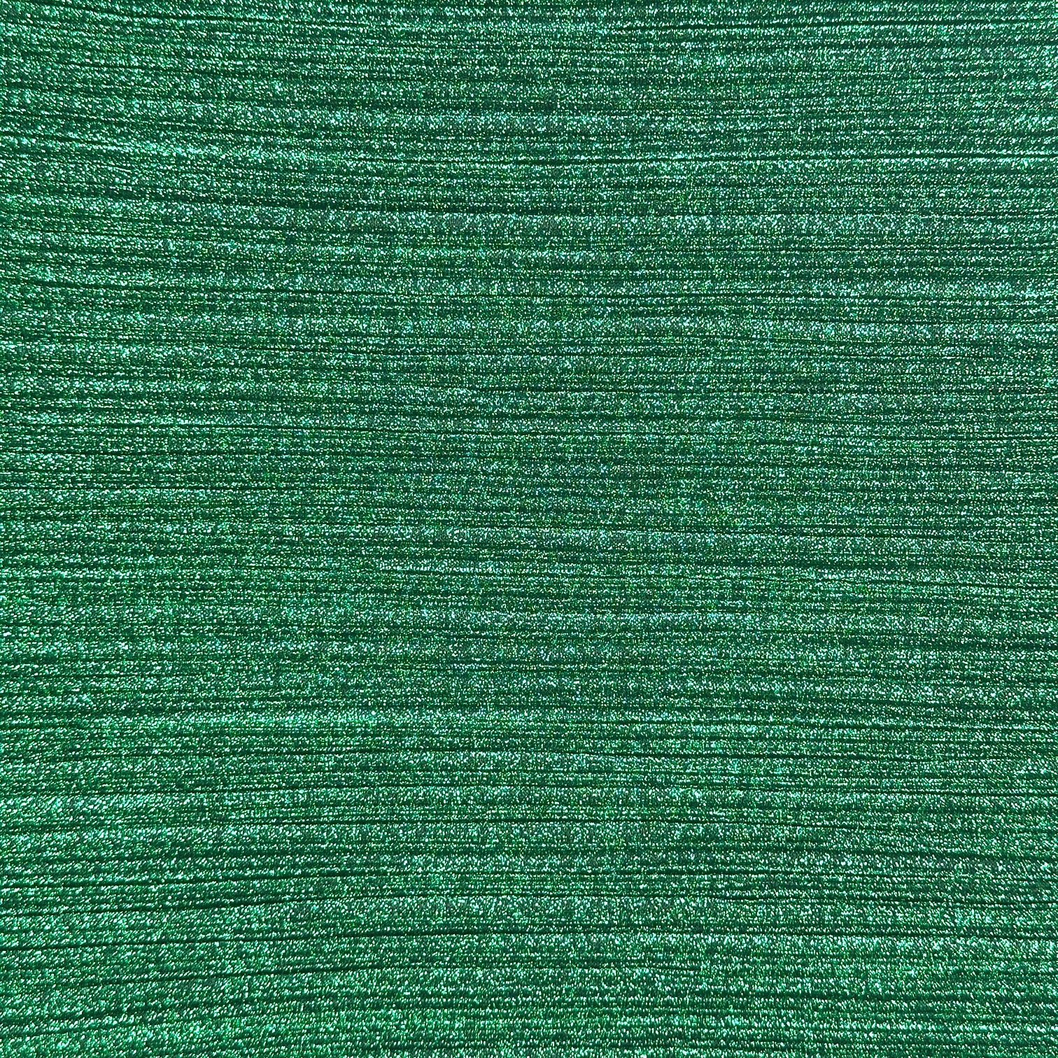 Soft Metallic Pleated Design Fabric In Polyester Blend METALLICPL