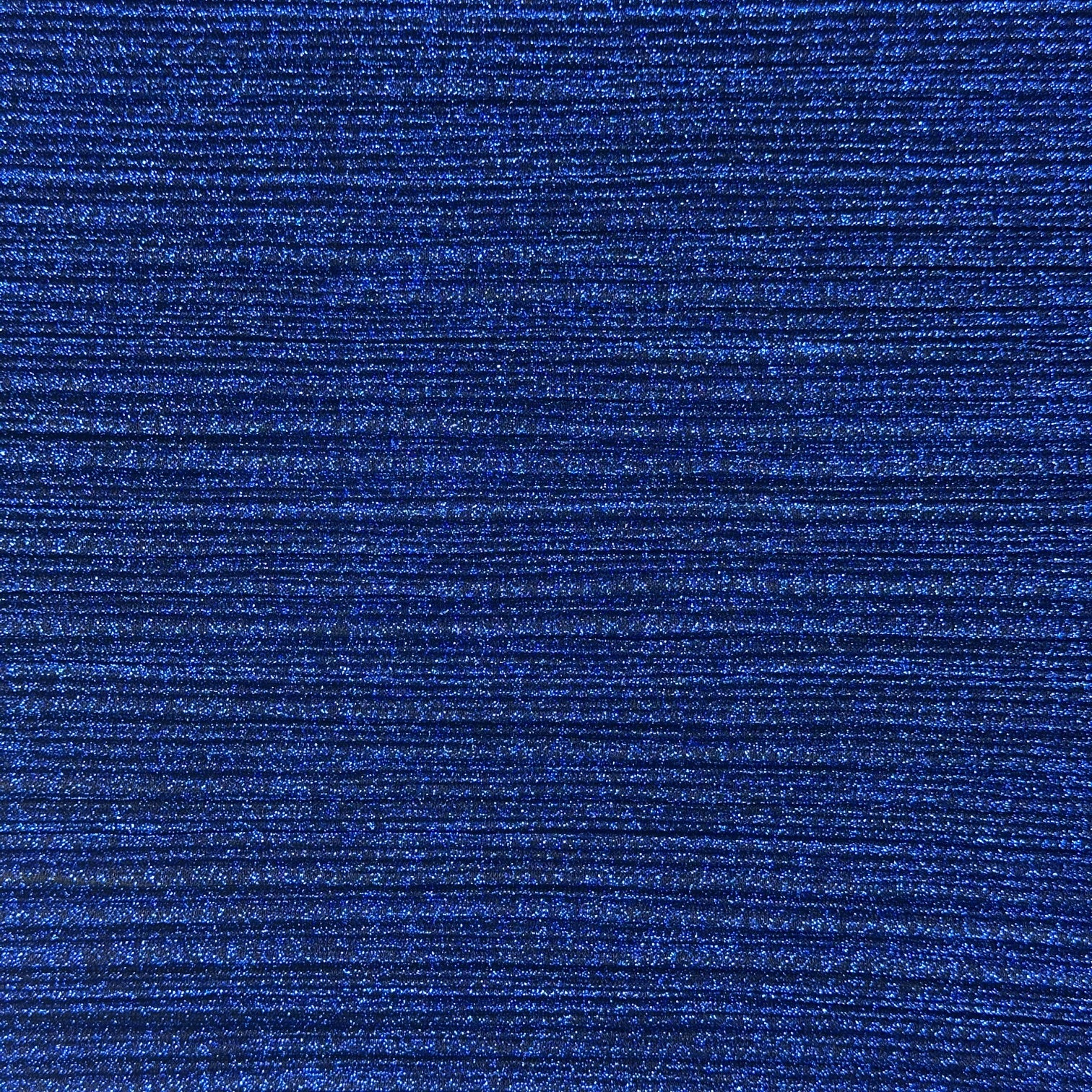 Soft Metallic Pleated Design Fabric In Polyester Blend METALLICPL