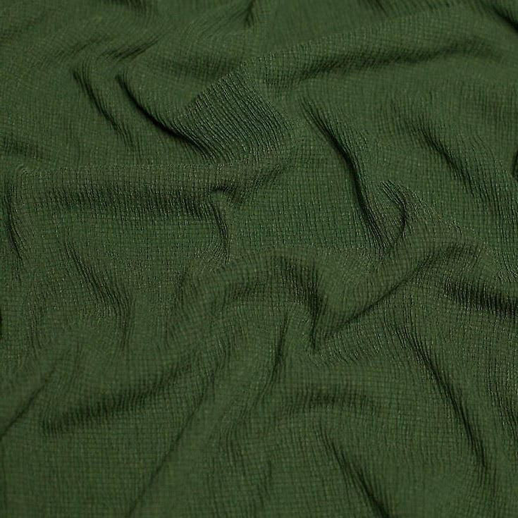TREE BARK CRINKLE TEXTURE STRECH WOVEN FABIC - Jerseytexuk
