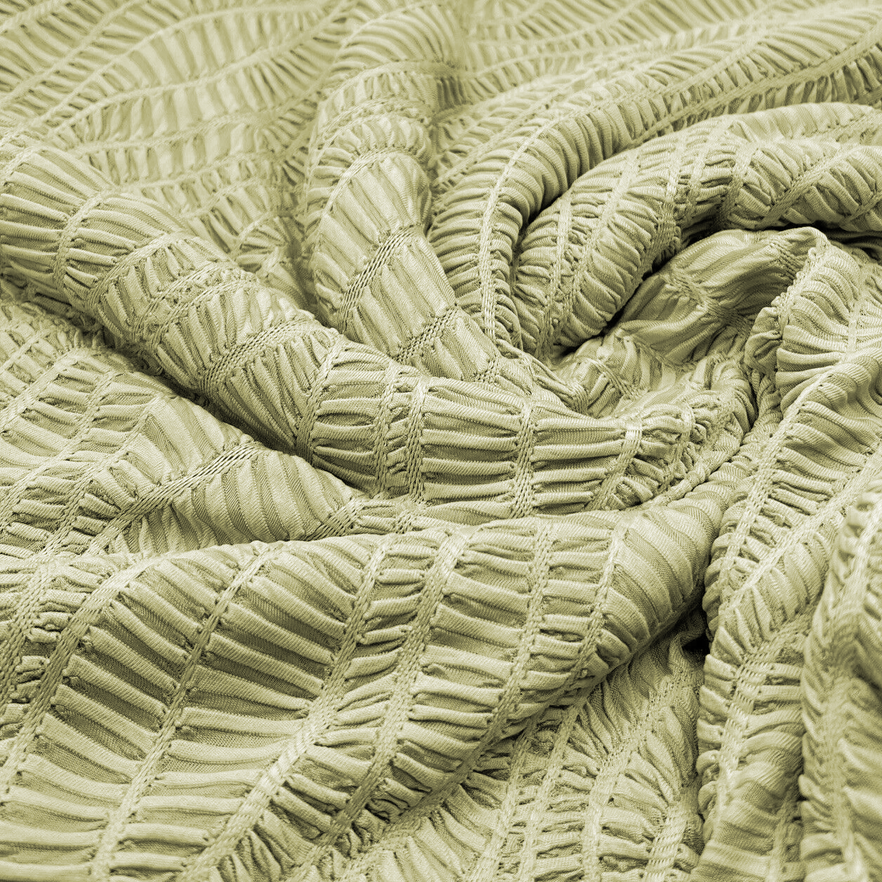 Marmite Textured Stretch Dress Craft Fabric - Jerseytexuk