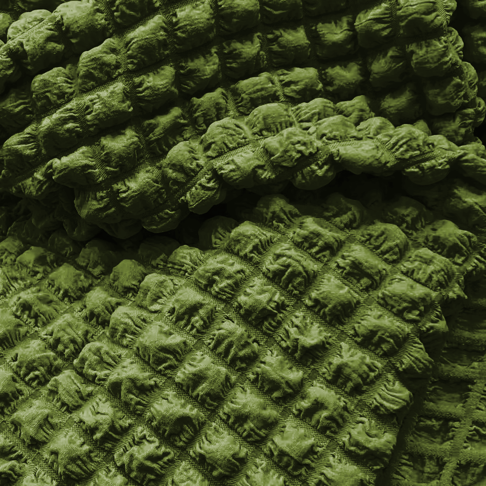 Hubba Bubba Bubble Popcorn Texture Stretch Woven Fabric - Jerseytexuk