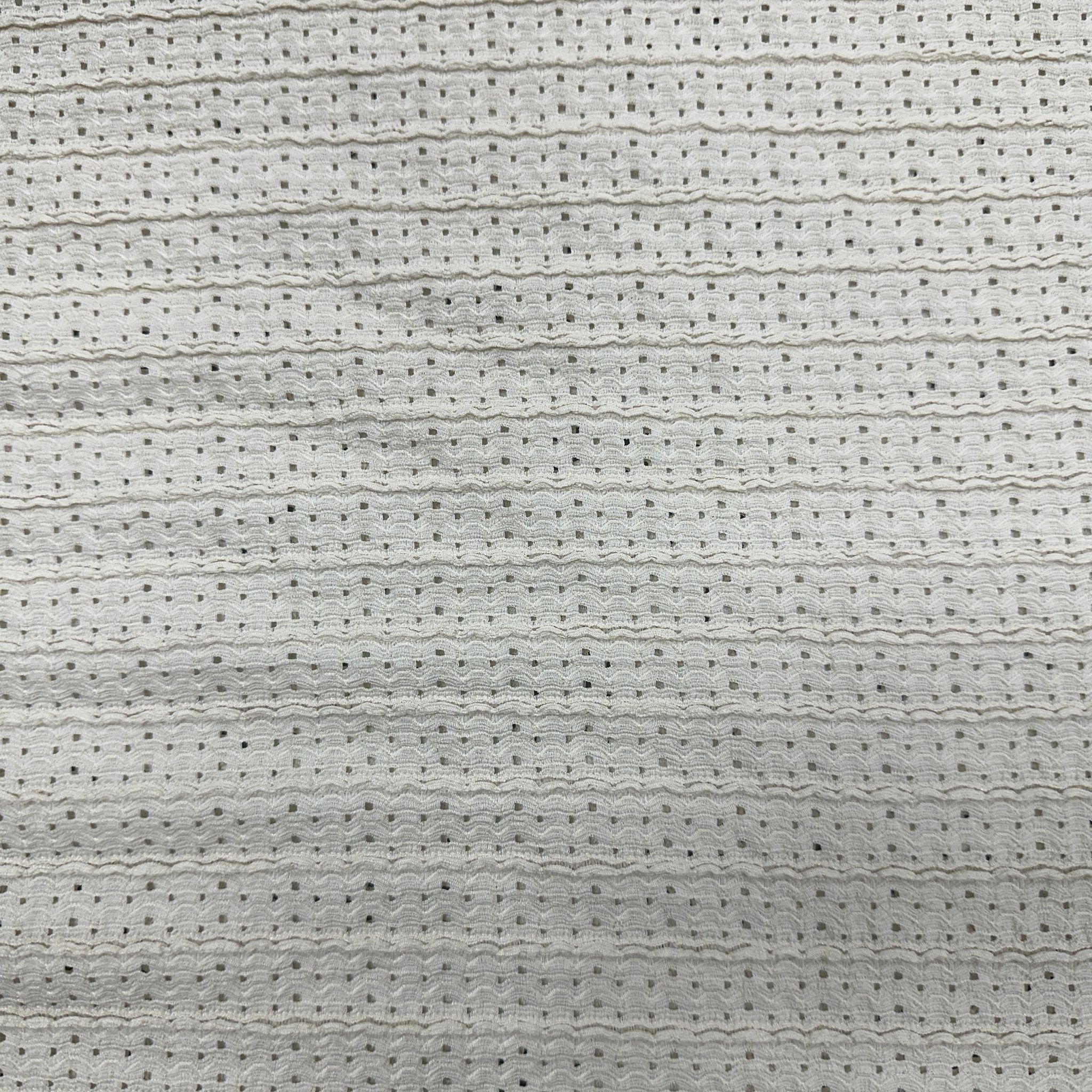 OPEN WEAVE TEXTURED POINTELLE - MARGARITA - Jerseytexuk