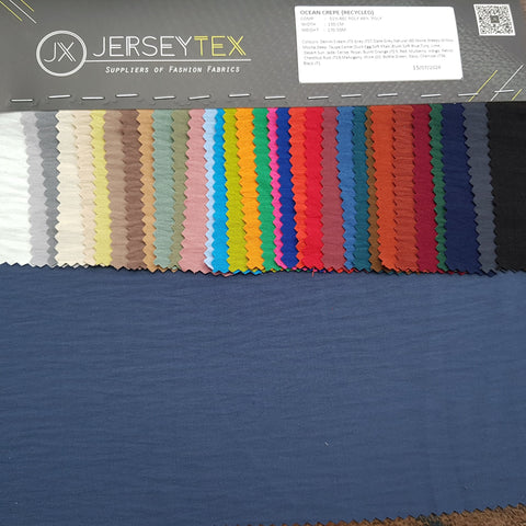 OCEAN CREPE (RECYCLED) - Jerseytexuk OCEAN CREPE (RECYCLED) - Jerseytexuk