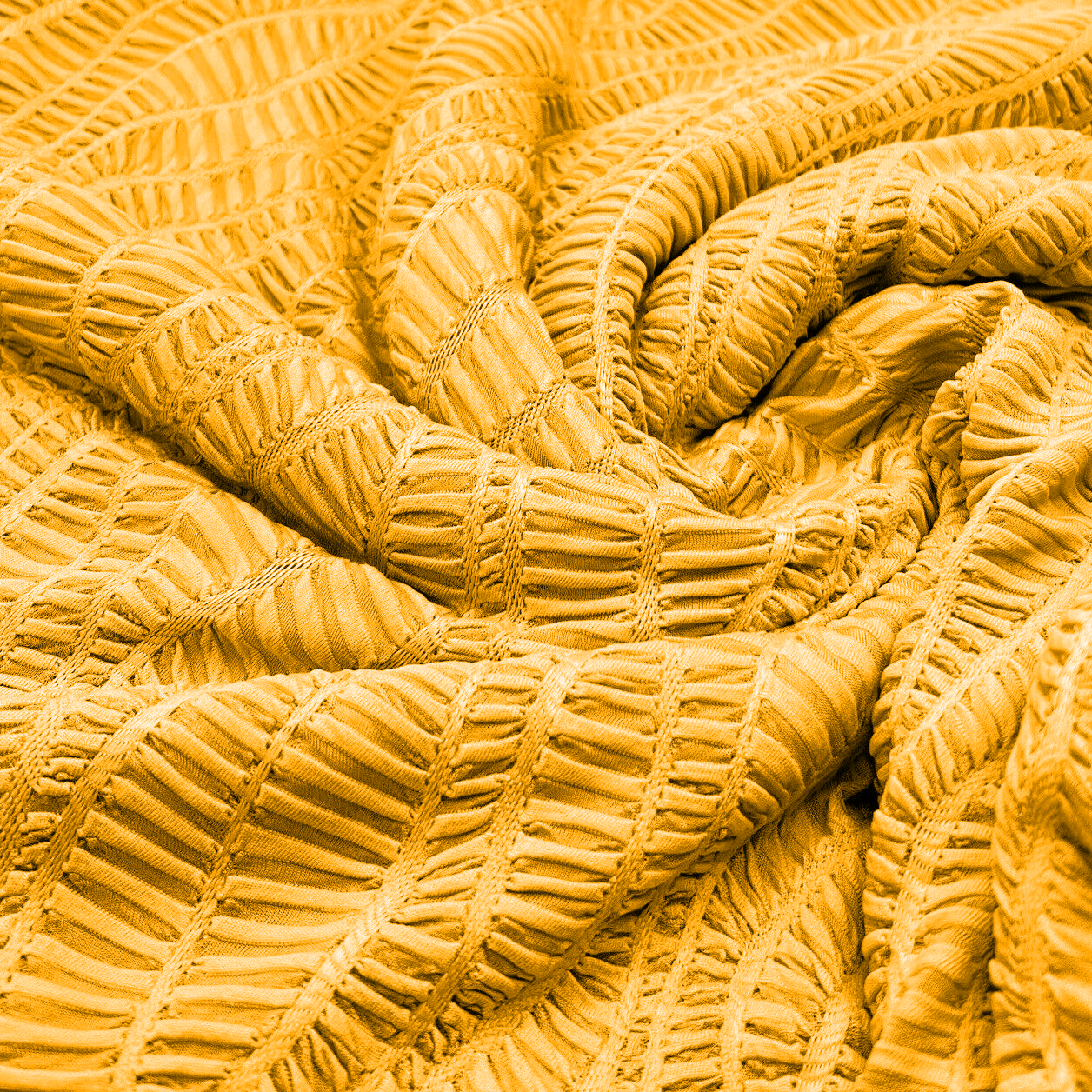 Marmite Textured Stretch Dress Craft Fabric - Jerseytexuk