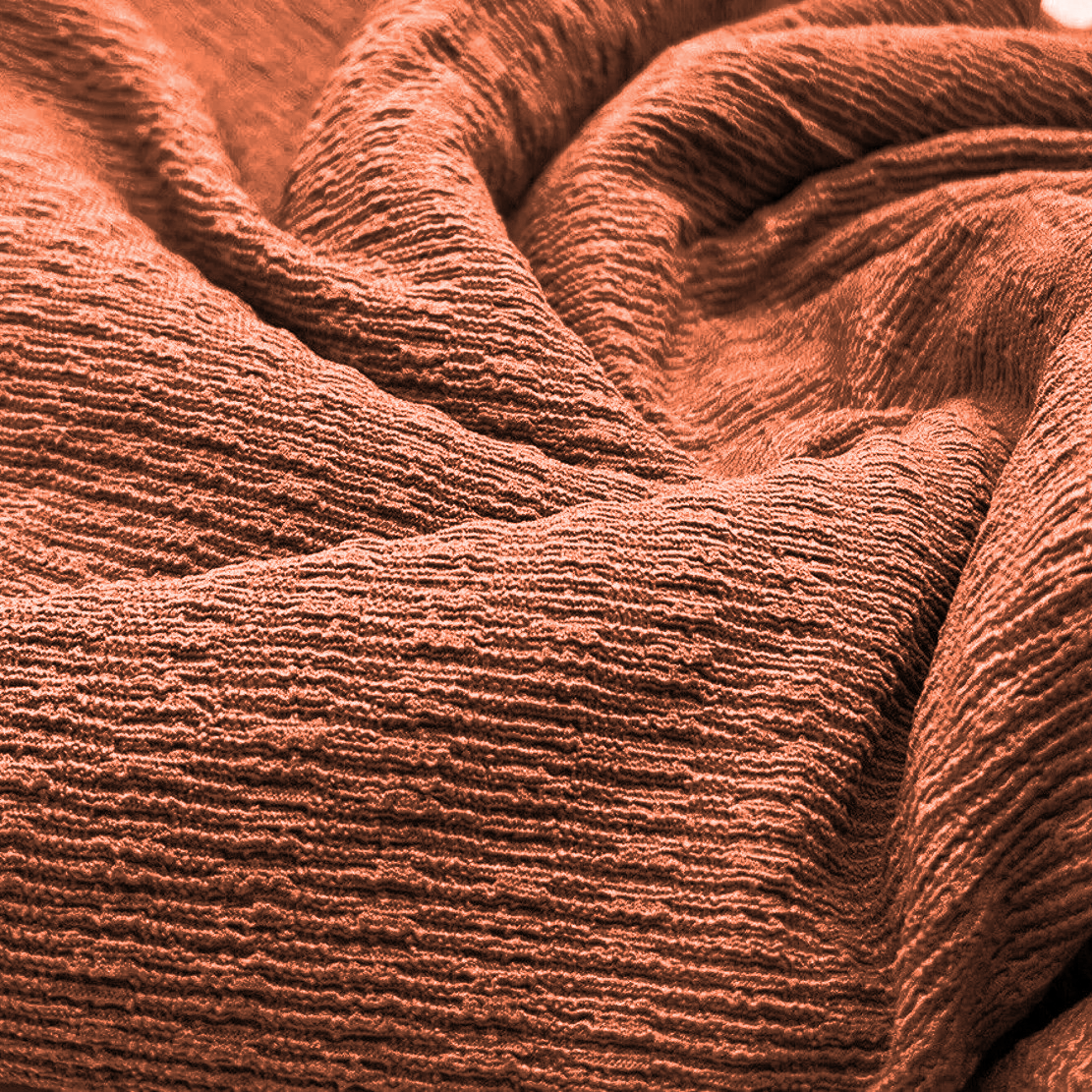 POPCORN CRINKLED RIBBED STRETCH WOVEN FABRIC - Jerseytexuk