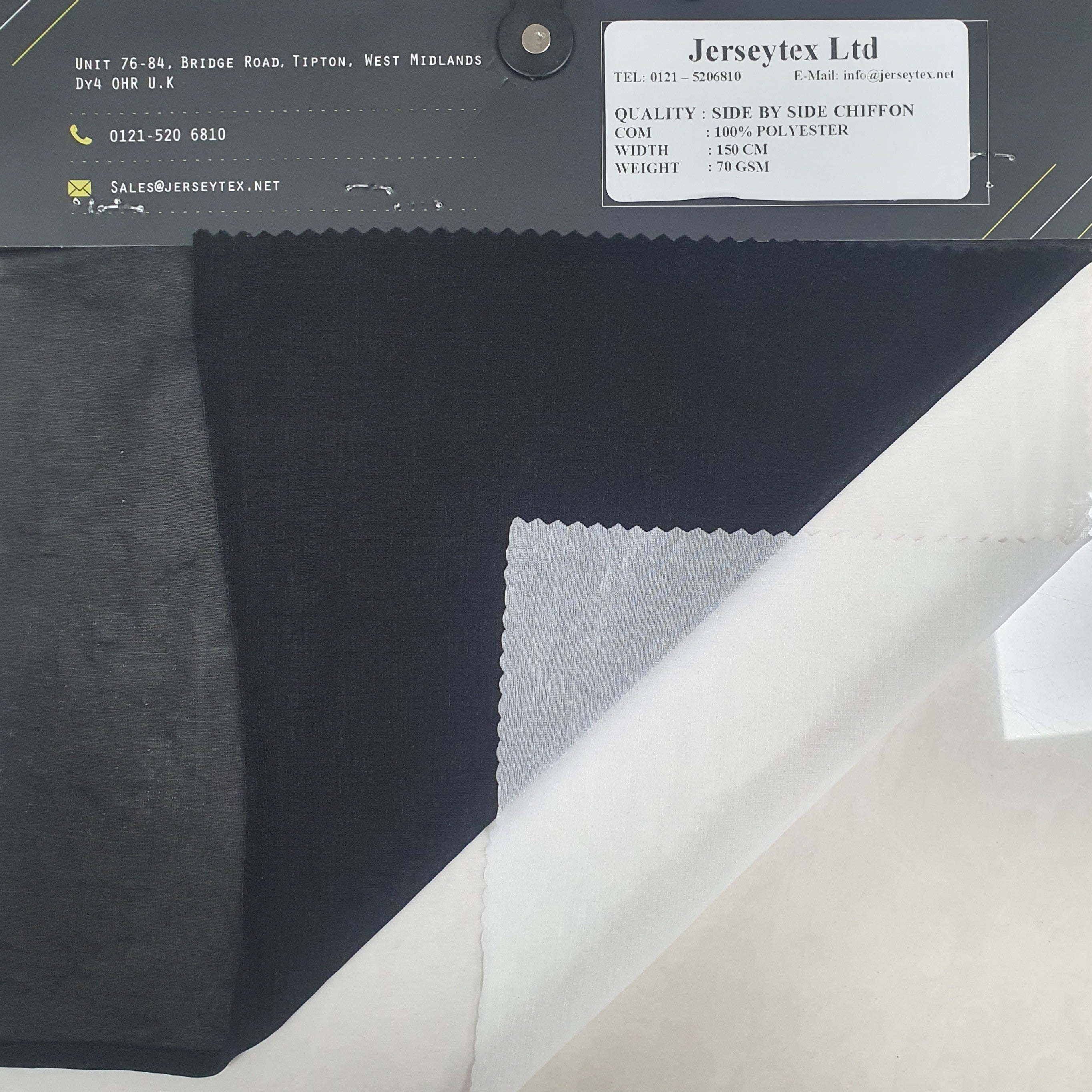 SIDE BY SIDE CHIFFON - Jerseytexuk