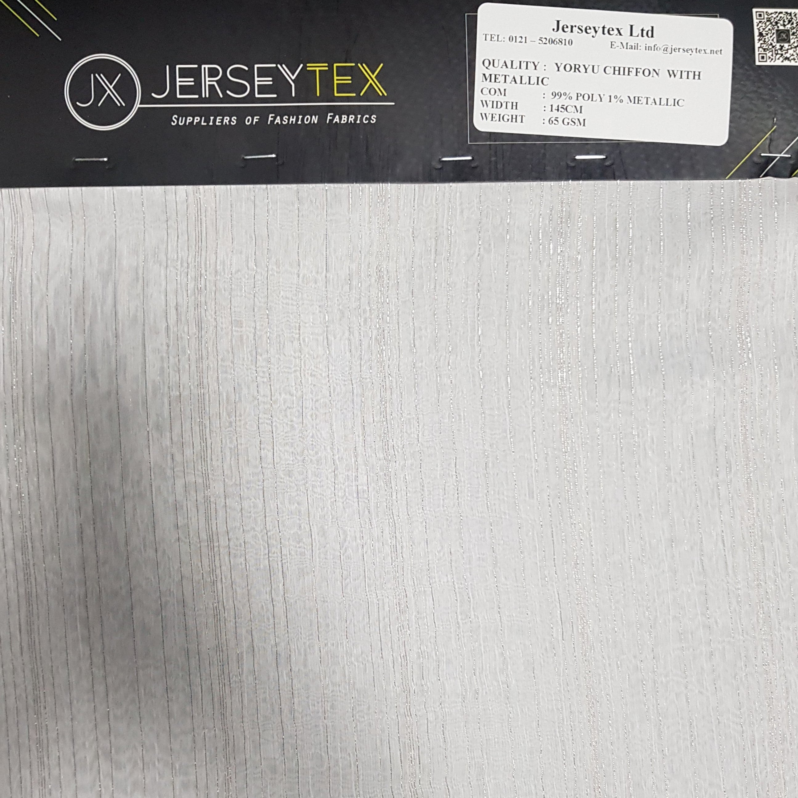 YORYU CHIFFON WITH METALLIC - Jerseytexuk