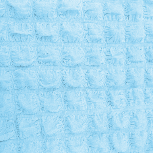 Hubba Bubba Bubble Popcorn Texture Stretch Woven Fabric - Jerseytexuk