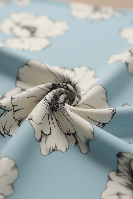 Spun Poly Elastane Floral Fabric – JTQ5000