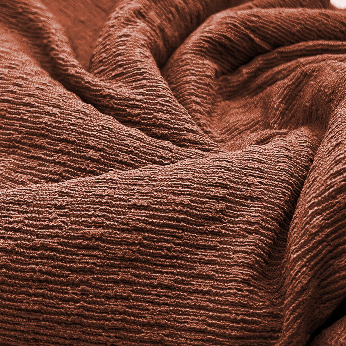 POPCORN CRINKLED RIBBED STRETCH WOVEN FABRIC - Jerseytexuk