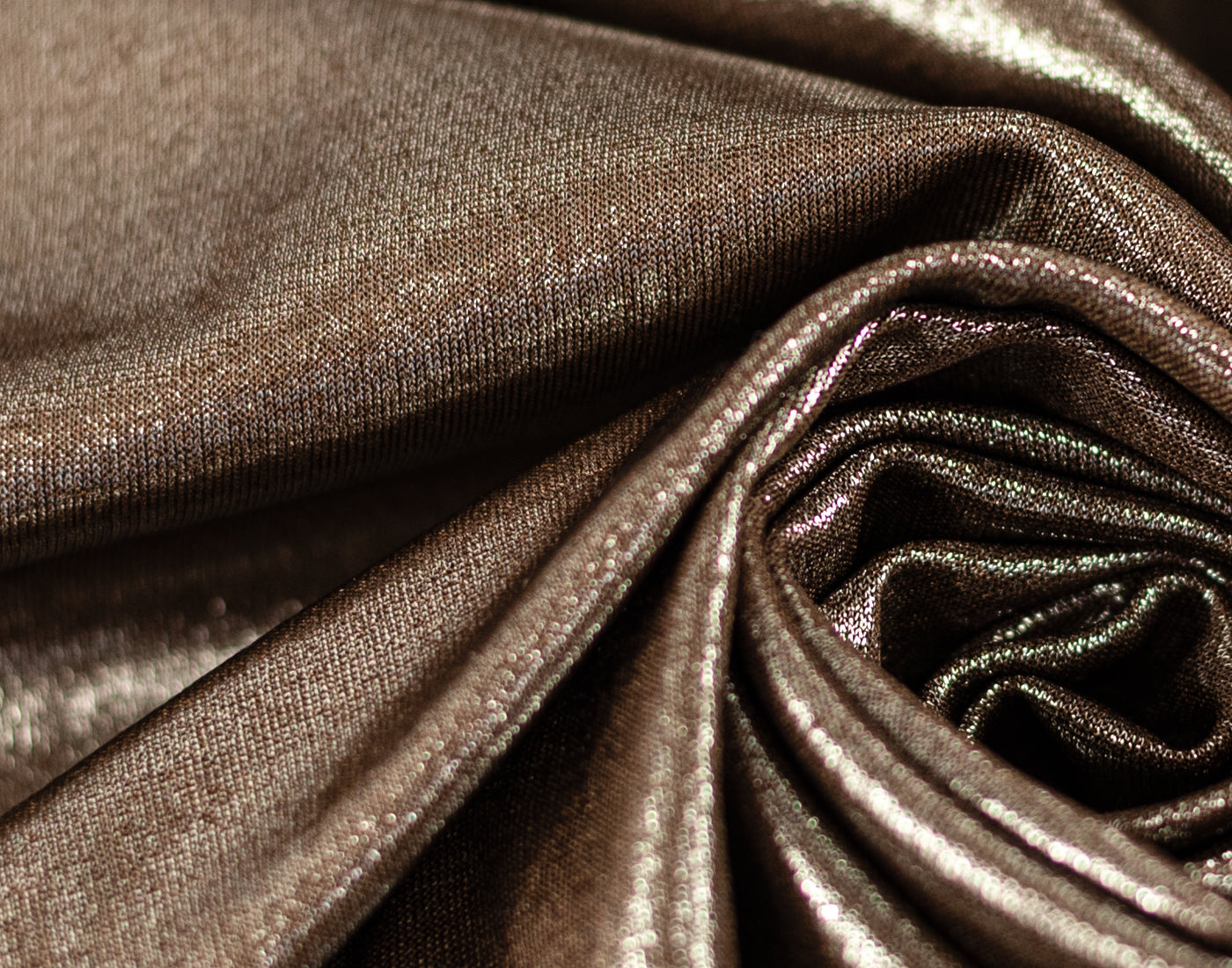 Shiny Poly Slinky Frice Foil Fabric In Polyester Blend Poly Slinky