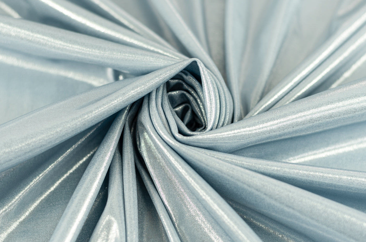 Shiny Poly Slinky Frice Foil Fabric In Polyester Blend Poly Slinky