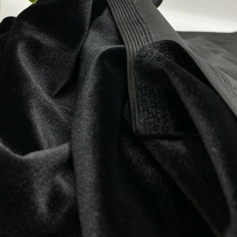Stretch Korean Velvet Jersey Fabric