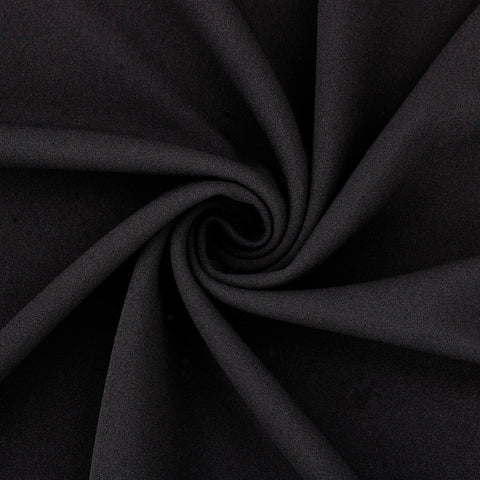 Scuba Crepe Stretch Fabric In Polyester Blend