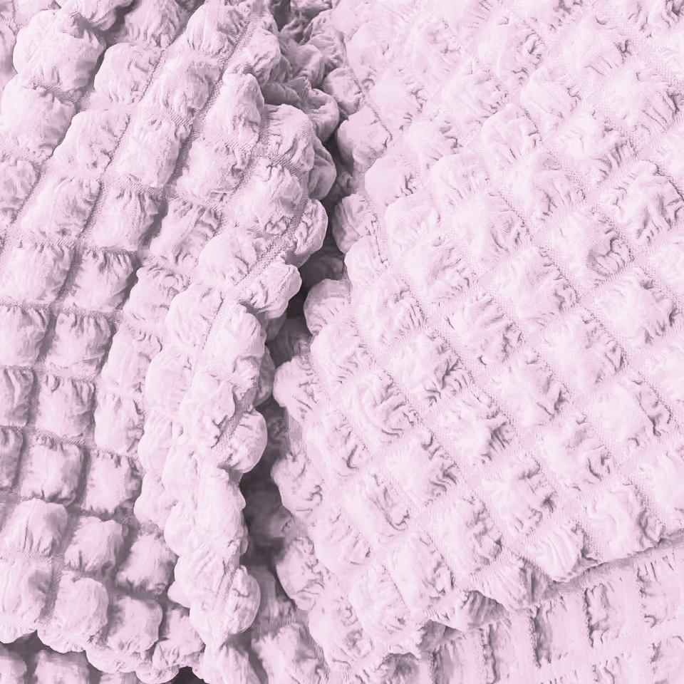 Hubba Bubba Bubble Popcorn Texture Stretch Woven Fabric