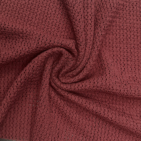 WAFFLE MESH RECYCLED MESH FABRIC- DK02