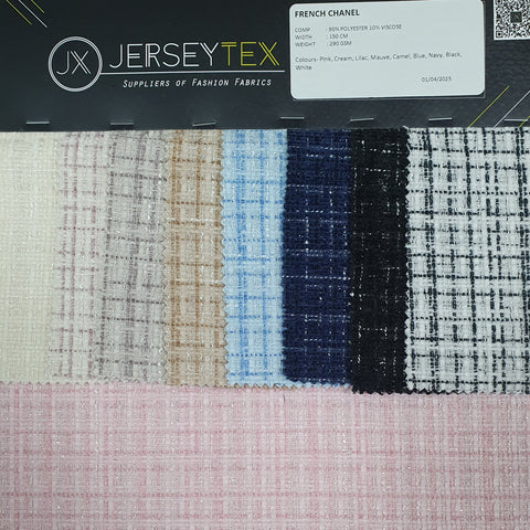 FRENCH CHANEL - BOUCLE FABRIC