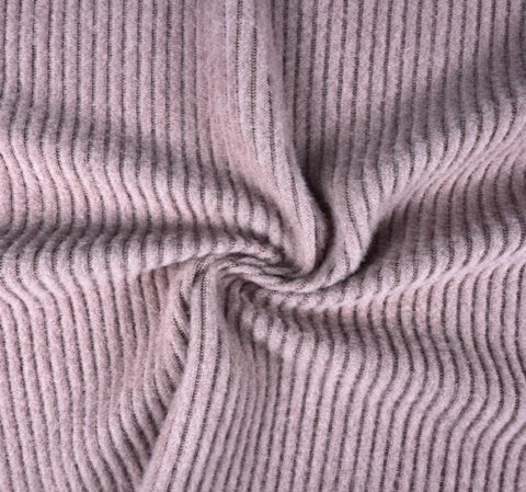 Soft Ribbed Fabric With Brushed Texture In Polyester Blend BRUSOFTRIB