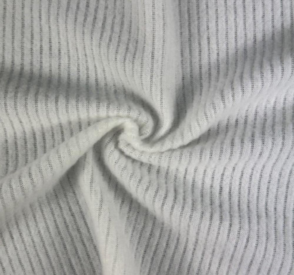 Soft Ribbed Fabric With Brushed Texture In Polyester Blend BRUSOFTRIB