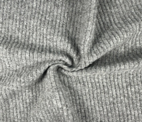 Soft Ribbed Fabric With Brushed Texture In Polyester Blend BRUSOFTRIB