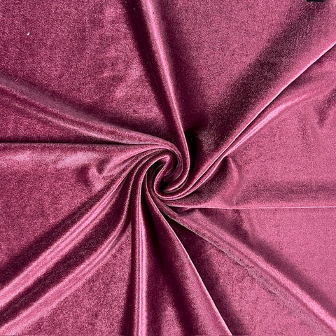 Soft Korean Velvet Fabric In Polyester Blend KORVELVET