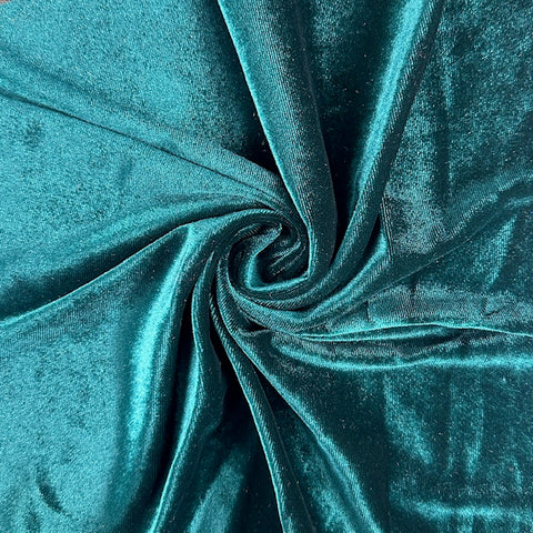 Soft Korean Velvet Fabric In Polyester Blend KORVELVET