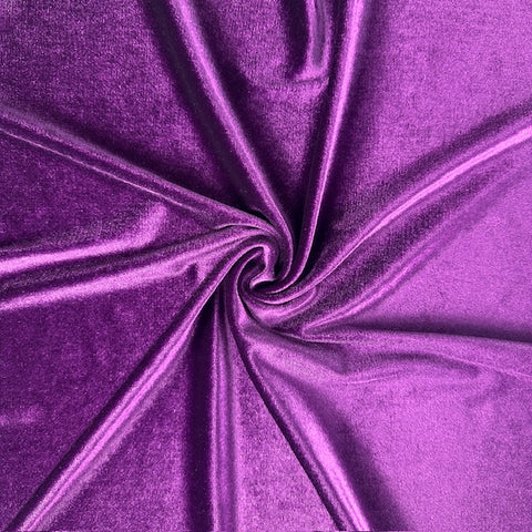 Soft Korean Velvet Fabric In Polyester Blend KORVELVET