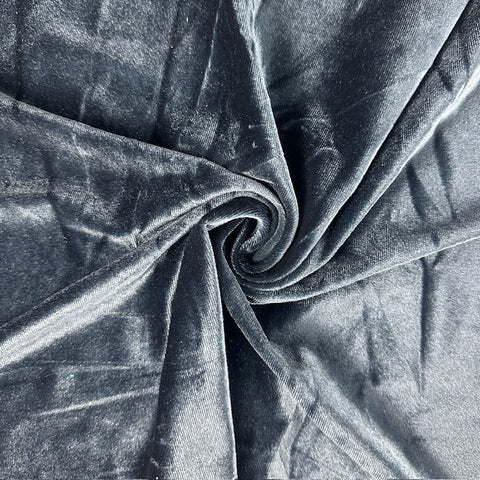 Soft Korean Velvet Fabric In Polyester Blend KORVELVET