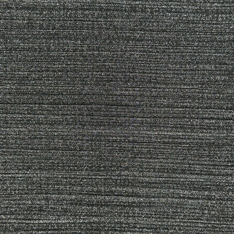 Soft Metallic Pleated Design Fabric In Polyester Blend METALLICPL