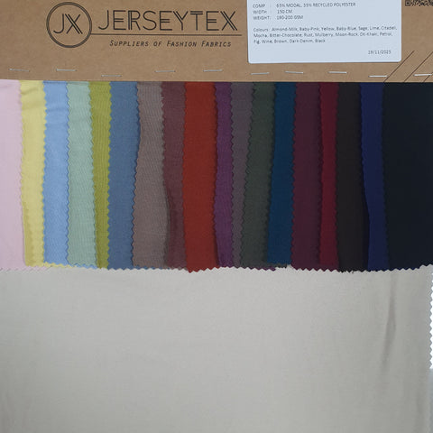 MODAL JERSEY RECYCLED FABRIC