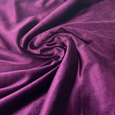 Stretch Korean Velvet Jersey Fabric